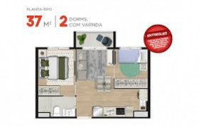 Apartamento com 2 Quartos à Venda, 37 m² em Tatuapé - São Paulo