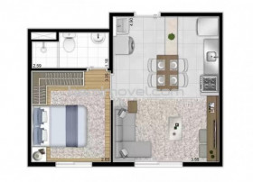 Apartamento com 2 Quartos à Venda, 35 m² em Bom Retiro - São Paulo