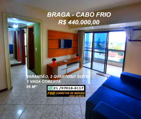 Apartamento com 2 Quartos à Venda, 85 m²em Braga - Cabo Frio