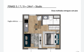 Apartamento com 1 Quarto à Venda, 24 m² em Butantã - São Paulo