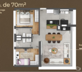 Apartamento com 3 Quartos à Venda, 70 m² em Perdizes - São Paulo