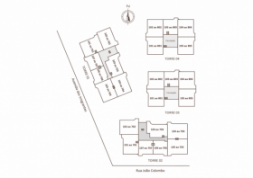 Apartamento com 3 Quartos à Venda, 79 m² em Rio Maina - Criciúma