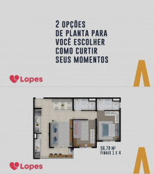 Apartamento com 2 Quartos à Venda, 61 m² em Jardim - Santo André