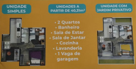 Apartamento com 2 Quartos à Venda, 42 m²em Cristal - Porto Alegre