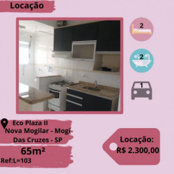 Apartamento com 2 Quartos para Alugar, 65 m² em Loteamento Mogilar - Mogi das Cruzes