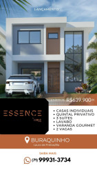 Casa de Condomínio com 3 Quartos à Venda, 100 m² em Buraquinho - Lauro de Freitas