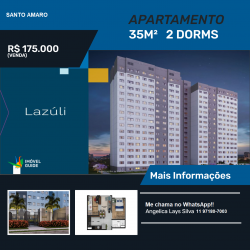 Apartamento com 2 Quartos à Venda, 35 m² em Jardim Promissão - São Paulo
