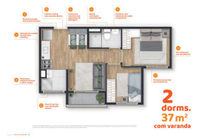 Apartamento com 2 Quartos à Venda,  em Jurubatuba - São Paulo