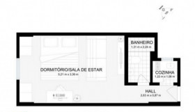 Apartamento com 1 Quarto à Venda, 27 m² em Flamengo - Rio de Janeiro