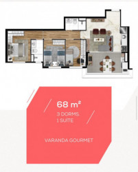 Apartamento com 3 Quartos à Venda, 68 m² em Barra Funda - São Paulo