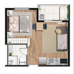 Apartamento com 1 Quarto à Venda, 32 m² em Parada Inglesa - São Paulo