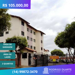 Apartamento com 2 Quartos à Venda, 46 m² em Vila Carolina - Bauru